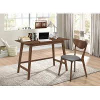 Coaster Furniture 801095 2-piece Writing Desk Set Walnut